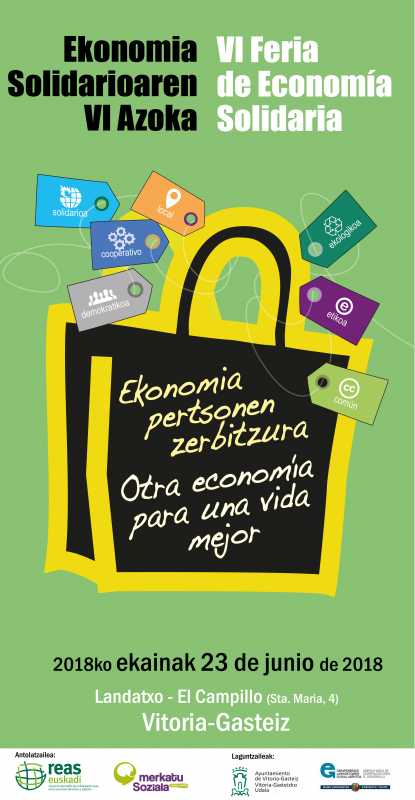 VI Feria de Economía Solidaria - 23 de junio de 2018 - Vitoria-Gasteiz